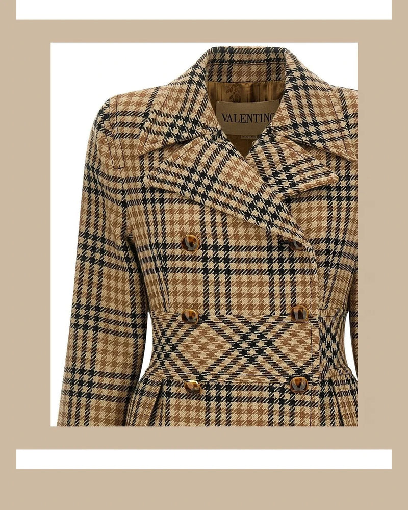Valentino Garavani Overcoat in brown, Virgin Wool — view 3