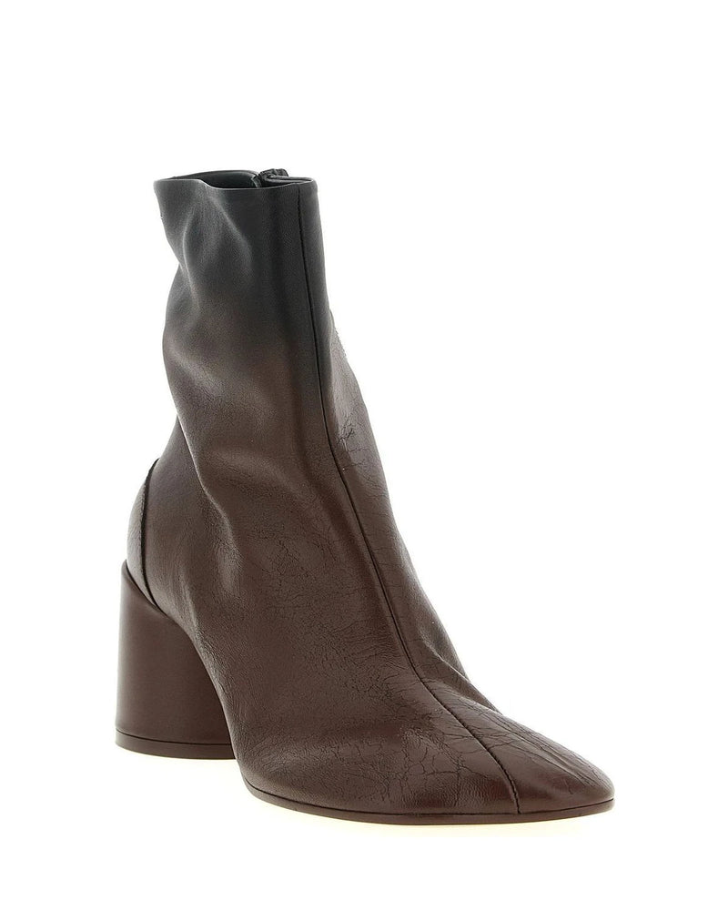 MM6 Maison Margiela Boots in brown, Lambskin — view 2