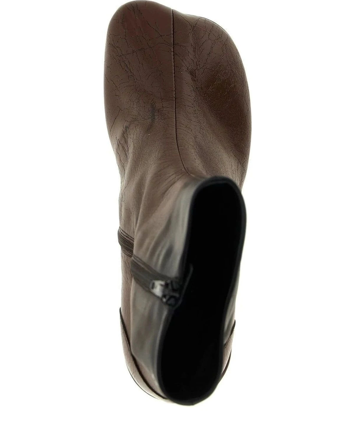 MM6 Maison Margiela Boots in brown, Lambskin — view 4