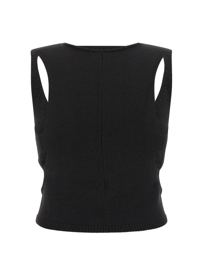 Rick Owens Tank Top in black — view 2