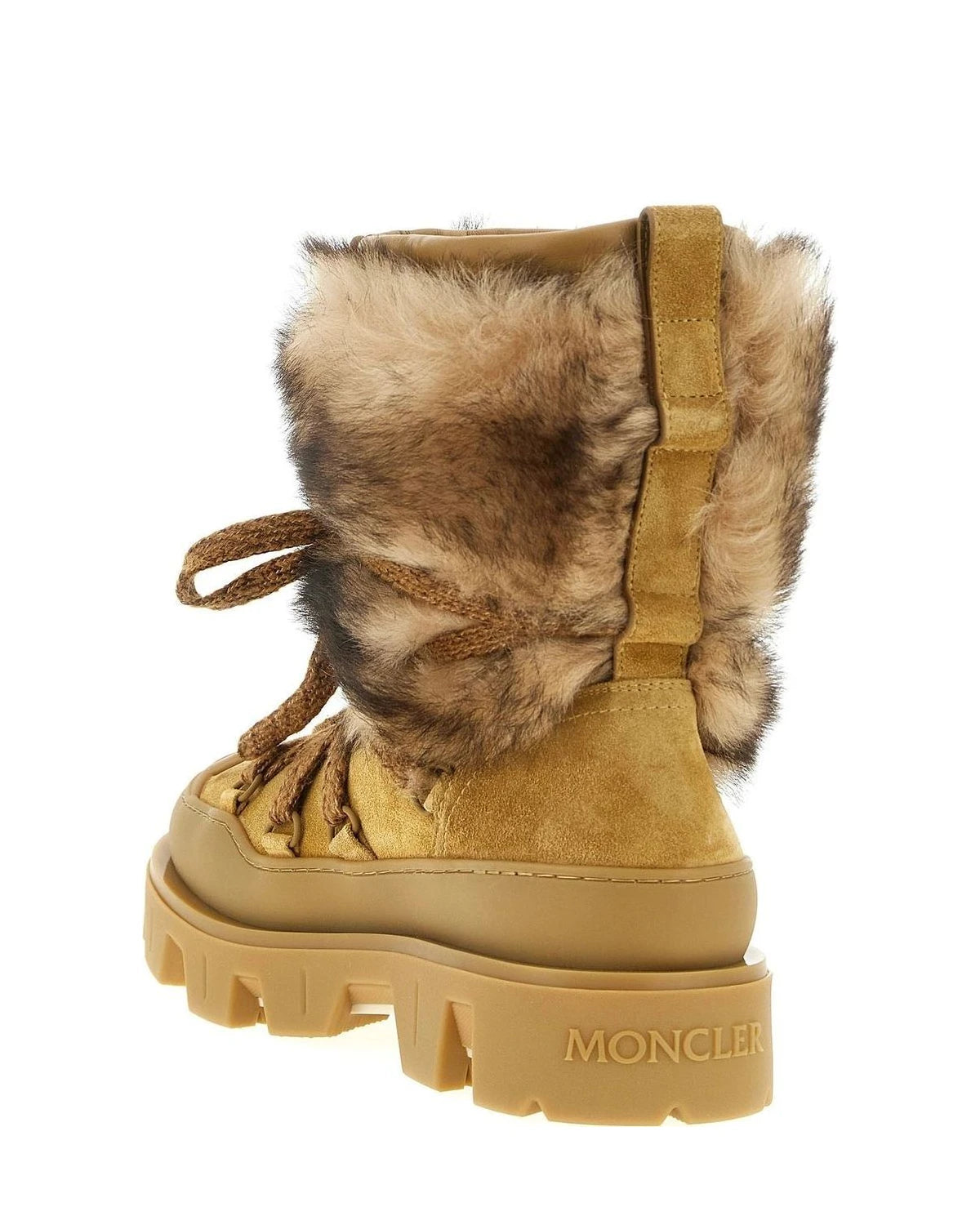 Moncler Boots in brown, Calfskin Leather — view 3