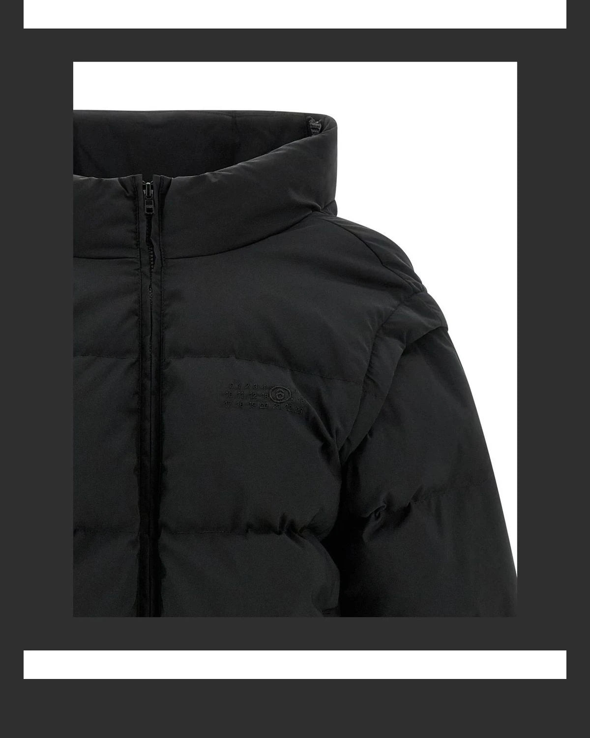 MM6 Maison Margiela Puffer Jacket in black, Polyester — view 5