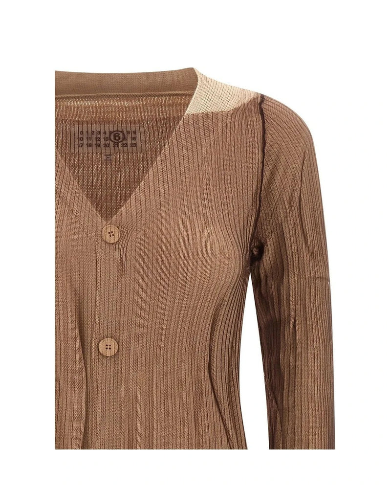 MM6 Maison Margiela Dresse in beige, Polyamide — view 3