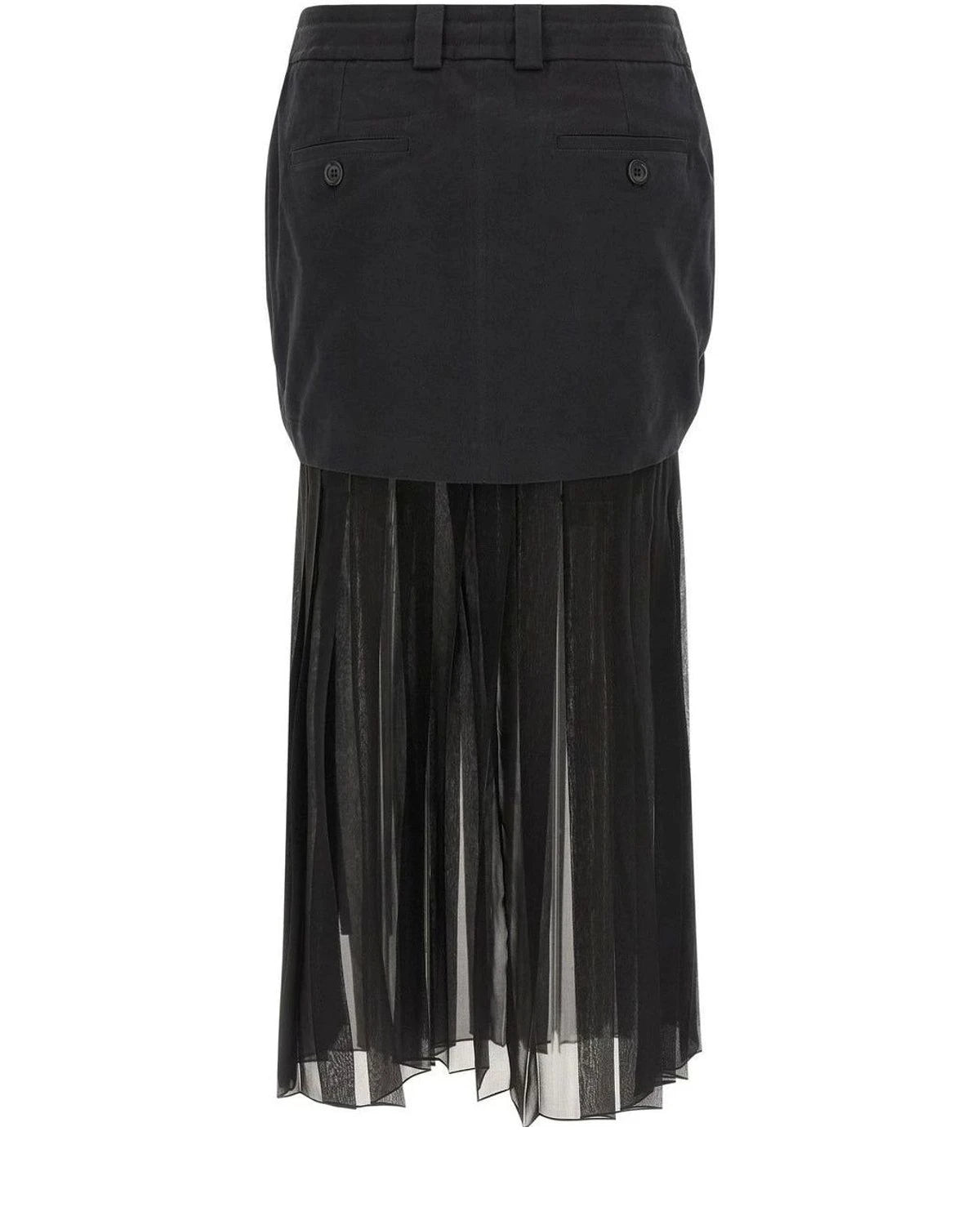 Dolce & Gabbana Skirt in black, Silk — view 2