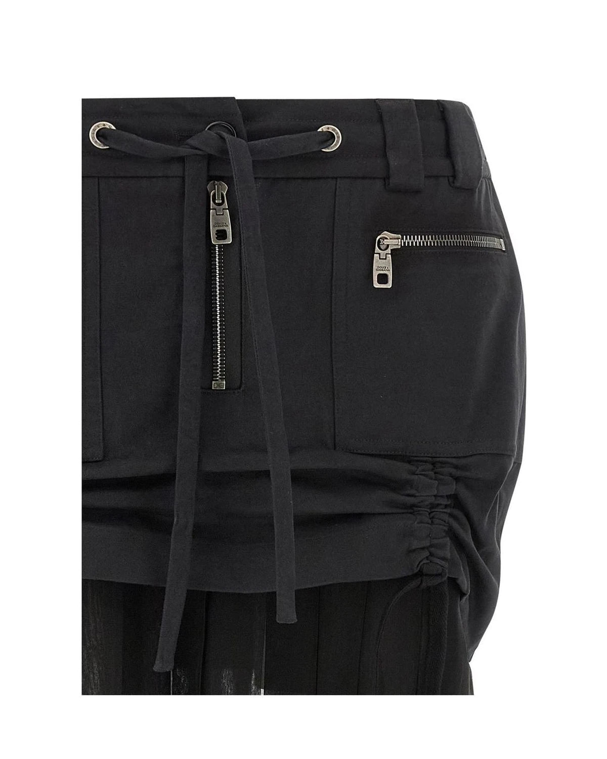 Dolce & Gabbana Skirt in black, Silk — view 3