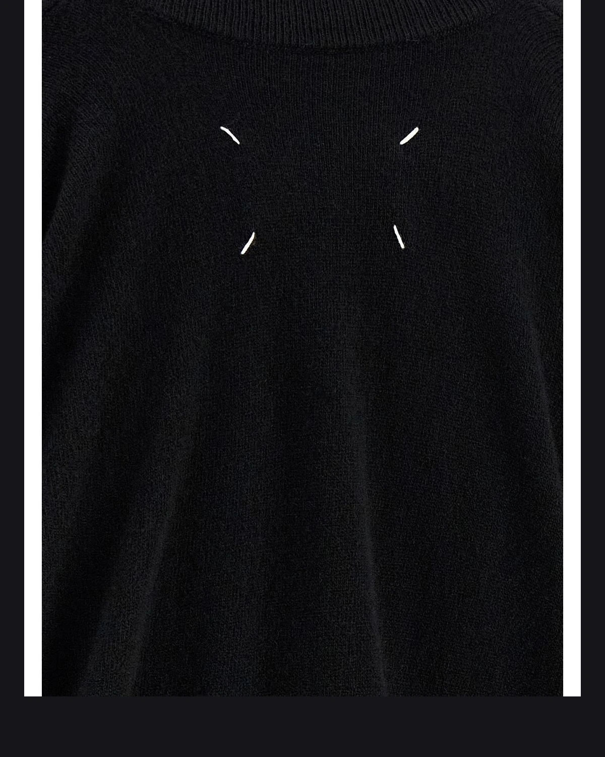 Maison Margiela Black Wool Sweater 