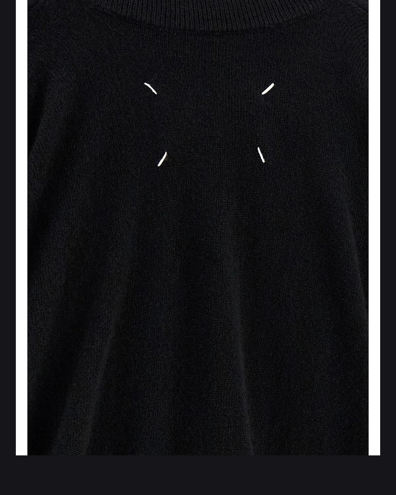 Maison Margiela Black Wool Sweater 