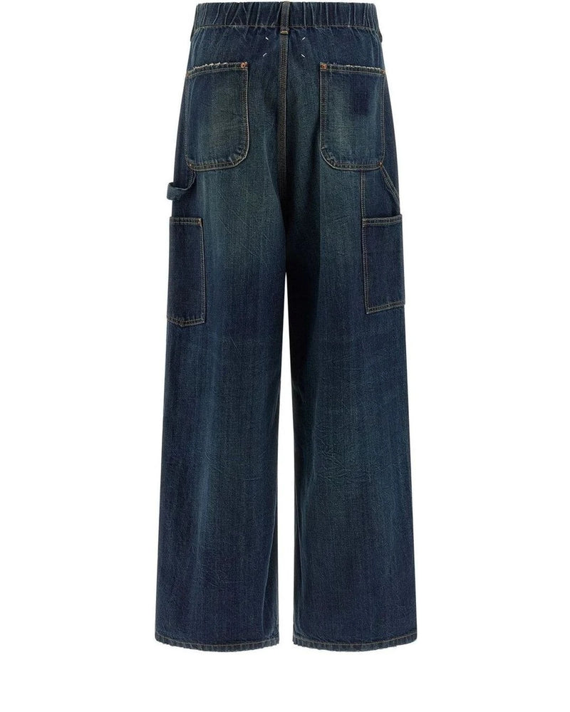 Maison Margiela Jean in blue, Cotton — view 2
