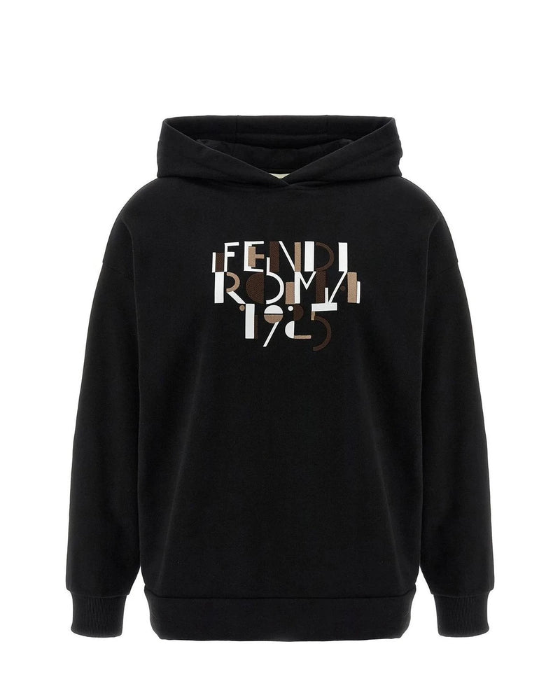 Fendi Hoodie in black, Cotton