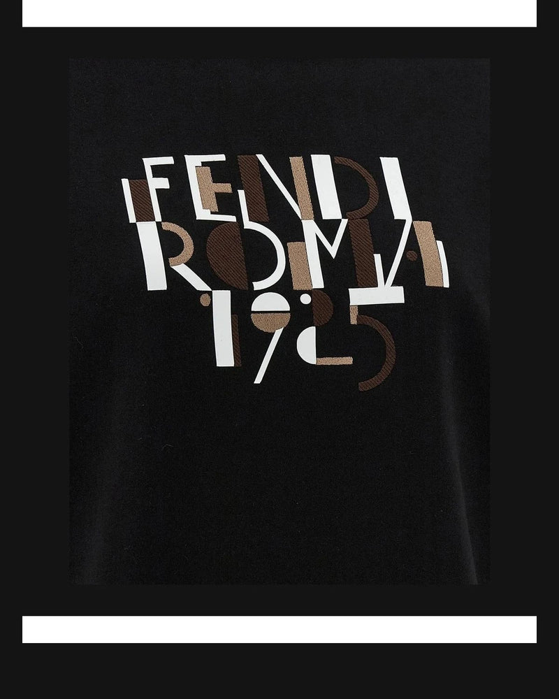 Fendi Hoodie in black, Cotton — view 4