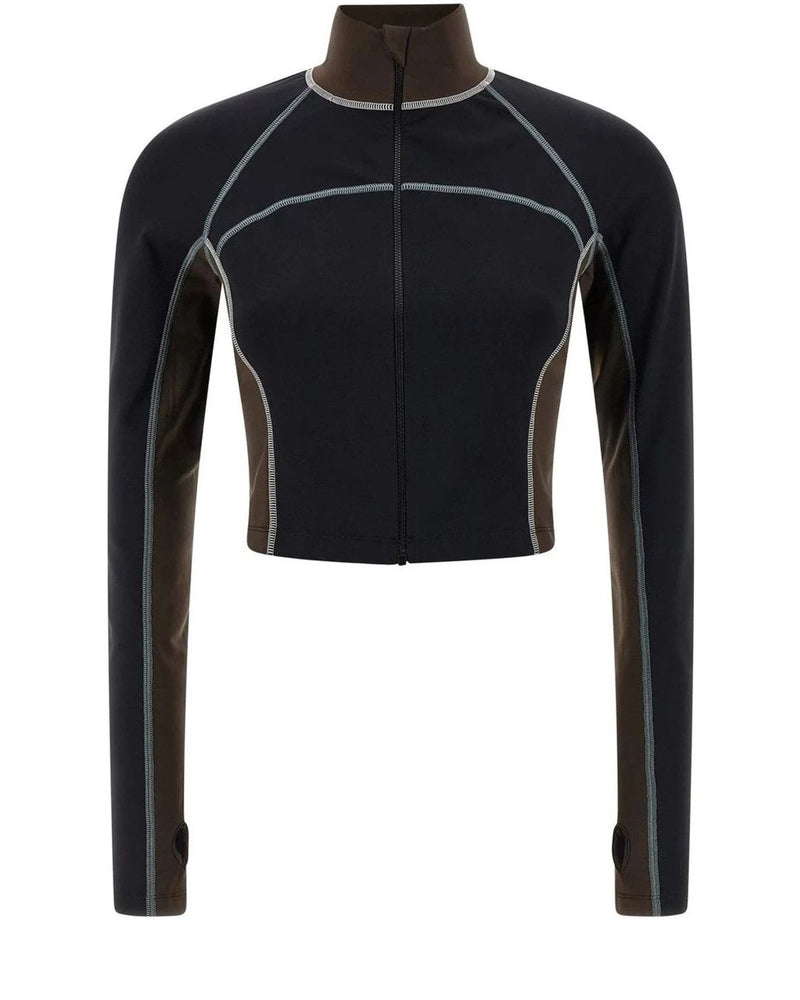 Fendi Crop Top in black, Polyamide