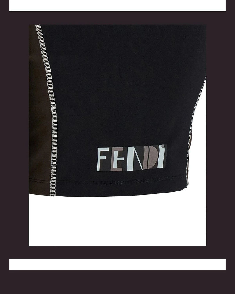 Fendi Crop Top in black, Polyamide — view 4