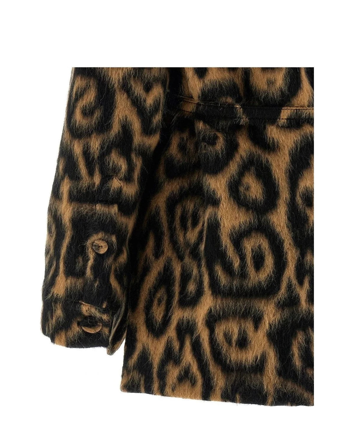 Fendi Overcoat in beige, Virgin Wool — view 4