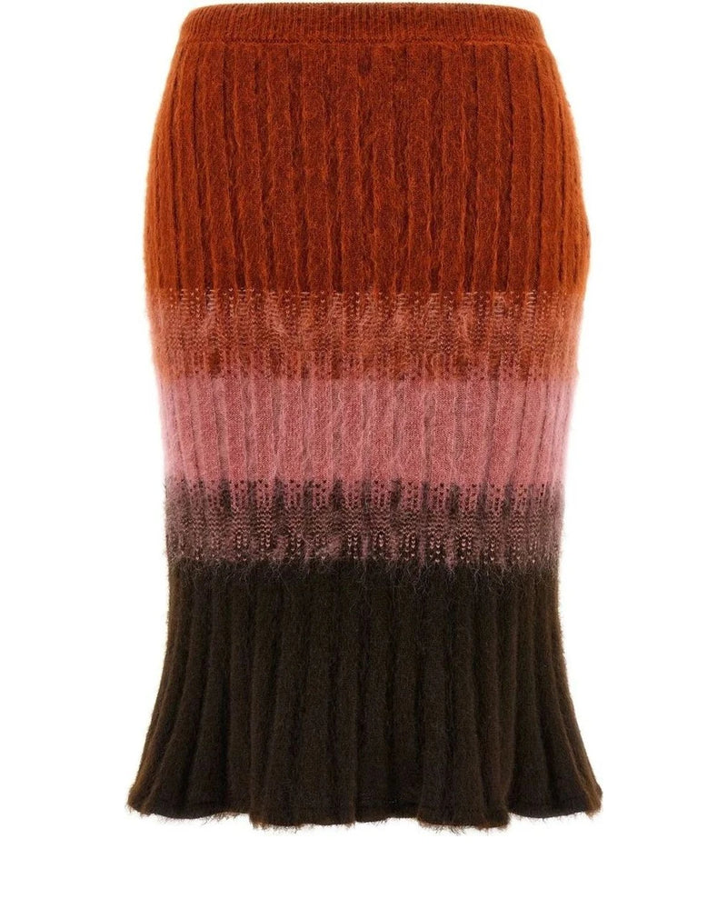 Fendi Skirt in multicolor, Mohair Wool