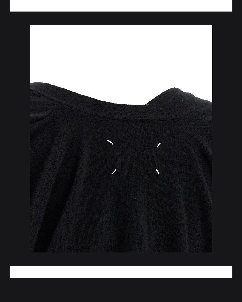 Maison Margiela Cardigan in black, Wool — view 4