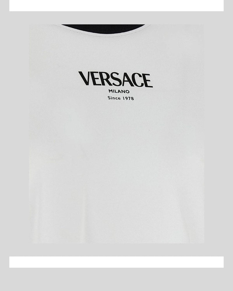 Versace T-Shirt in white, Viscose — view 4