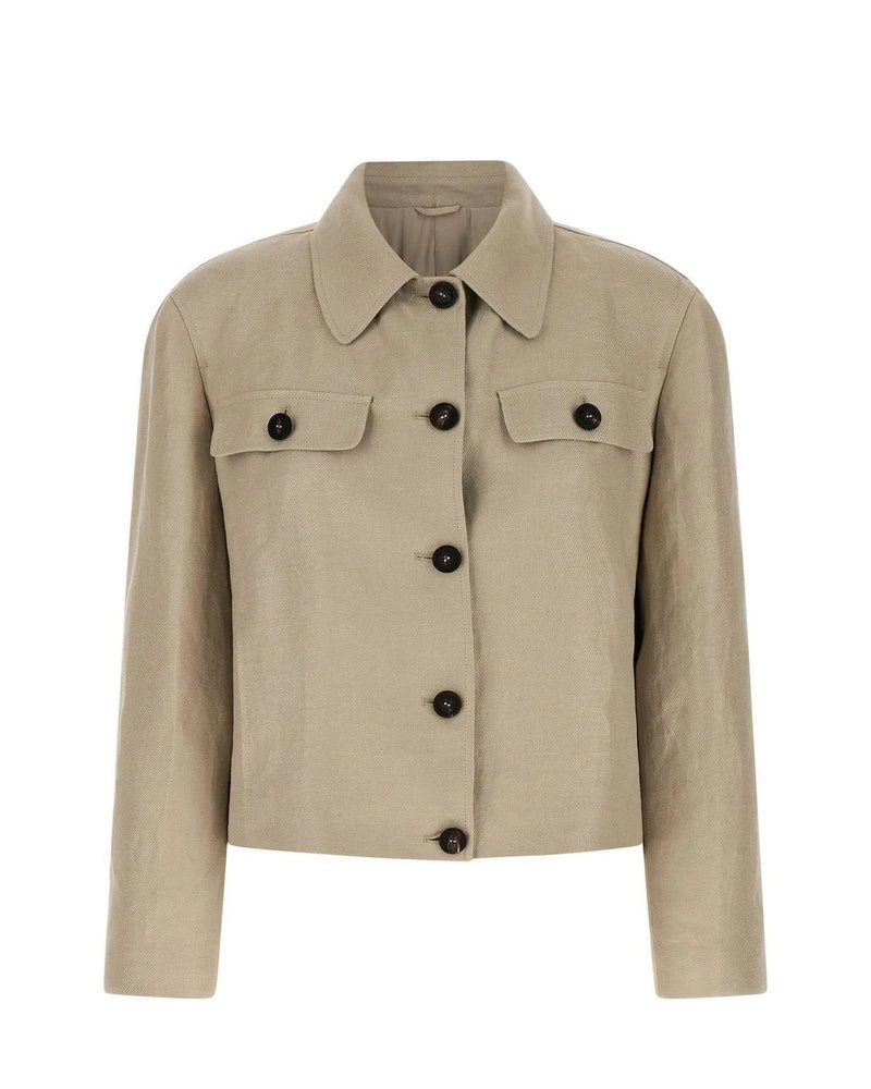 Brunello Cucinelli Blazer in beige, Linen