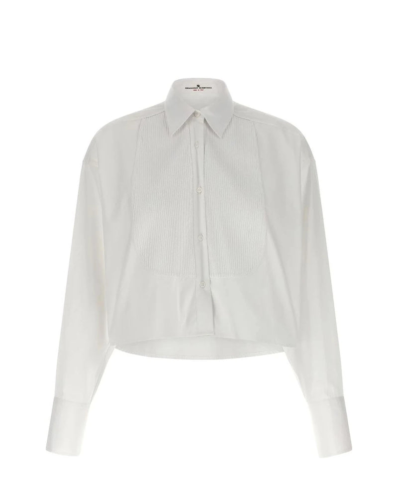 Ermanno Scervino Dress Shirt in white, Cotton