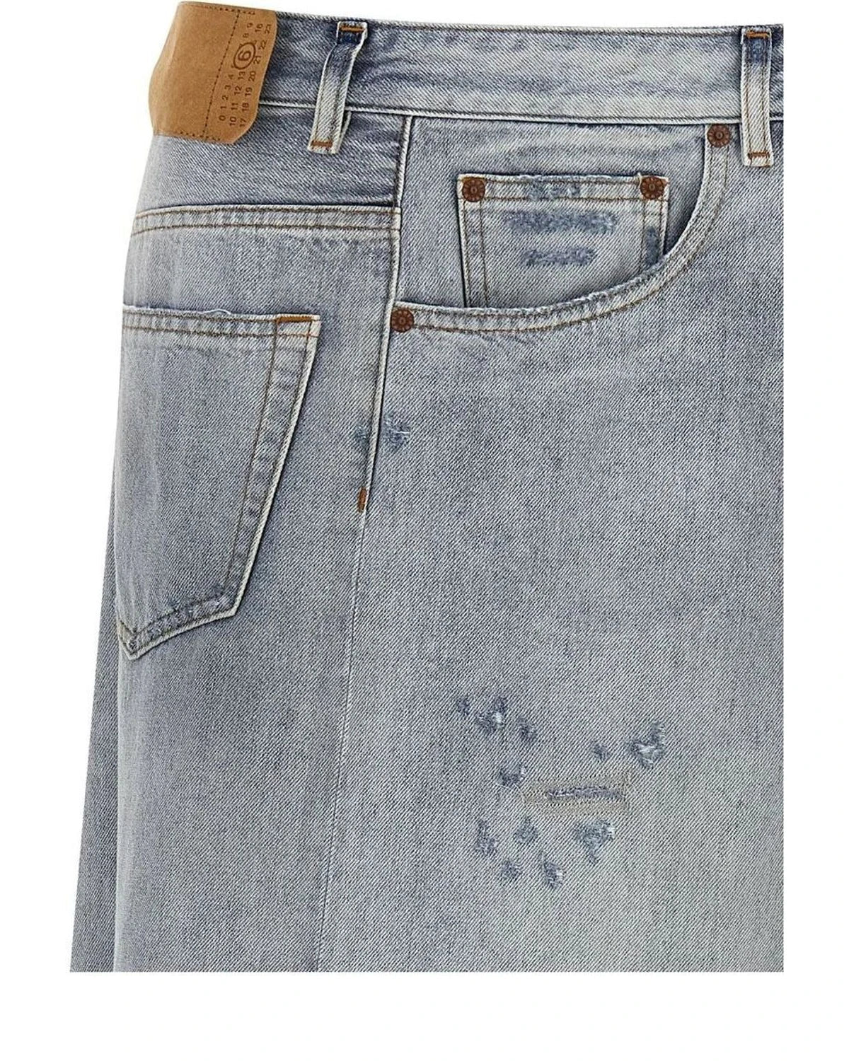 MM6 Maison Margiela Skirt in blue — view 3
