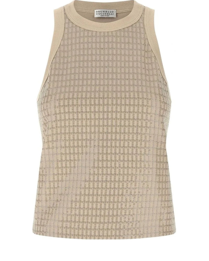 Brunello Cucinelli Tank Top in beige