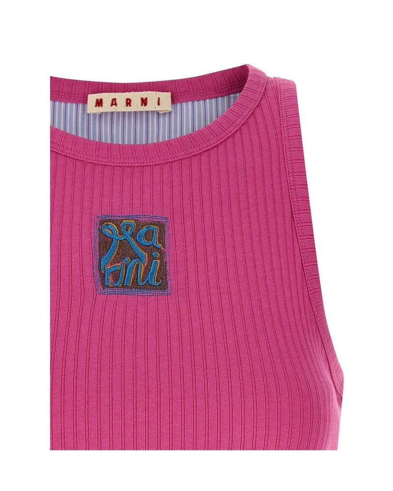 Marni T-Shirt in pink, Cotton — view 3