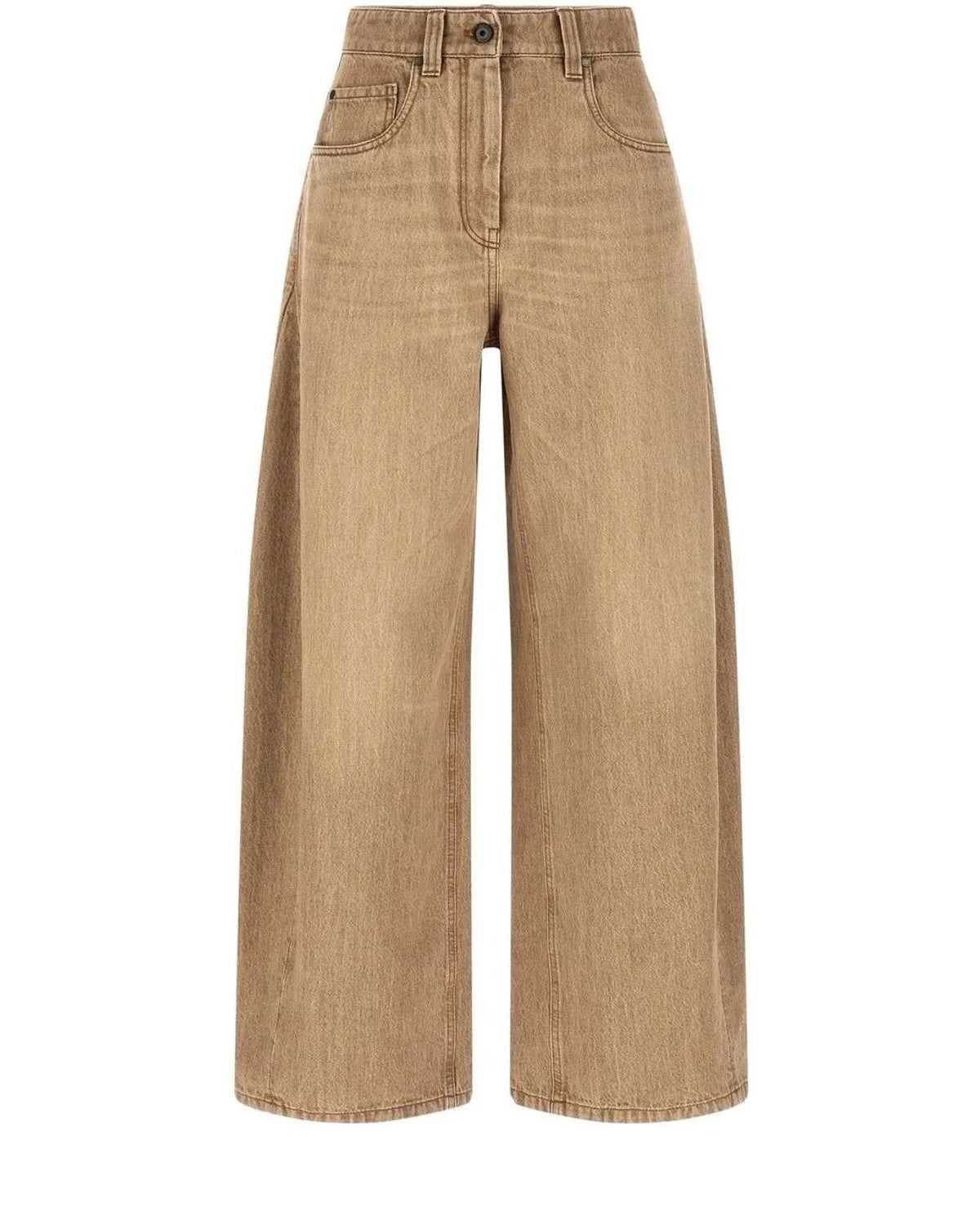 Brunello Cucinelli Jean in beige, Cotton