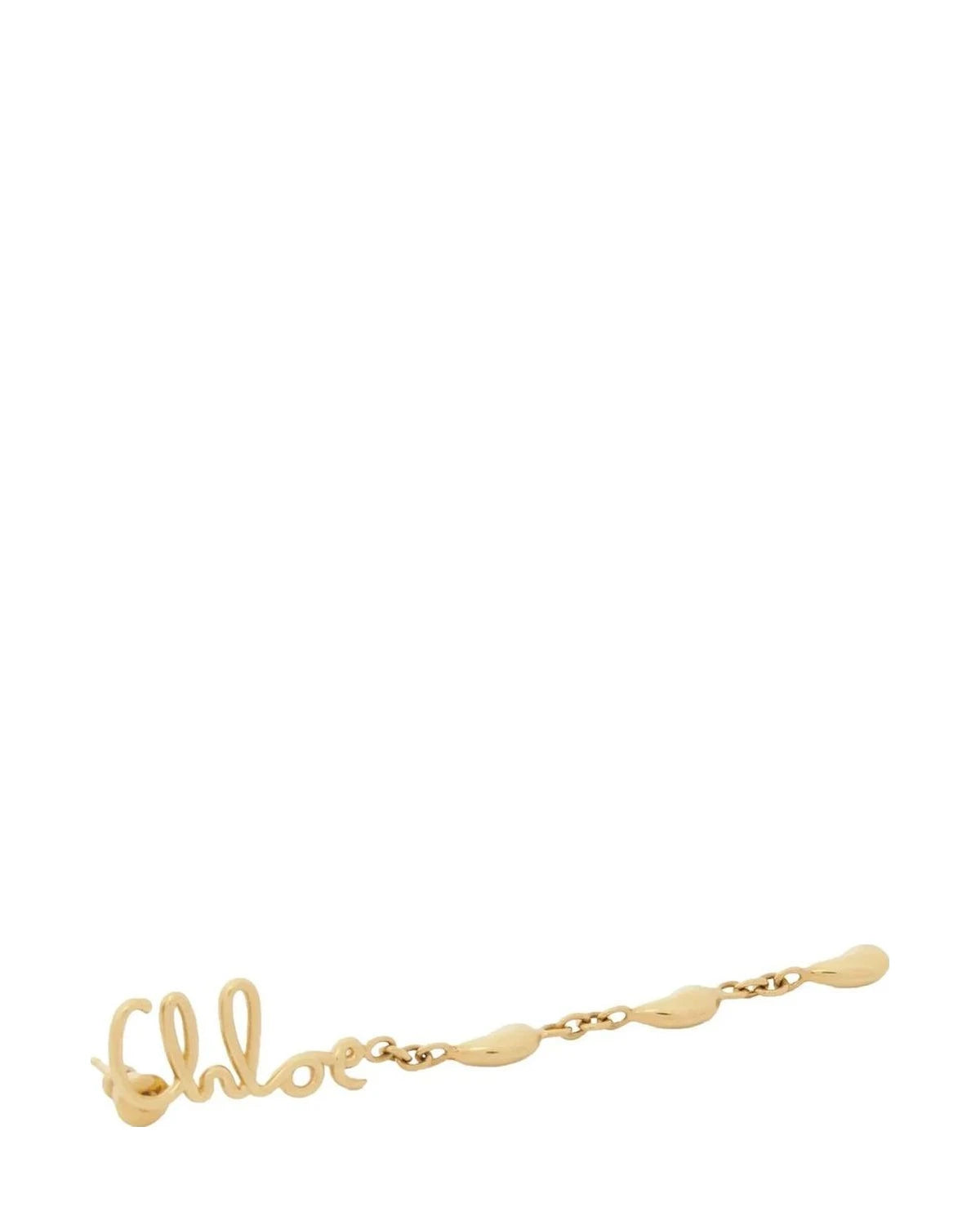 Chloé Earring in gold, Brass — view 2