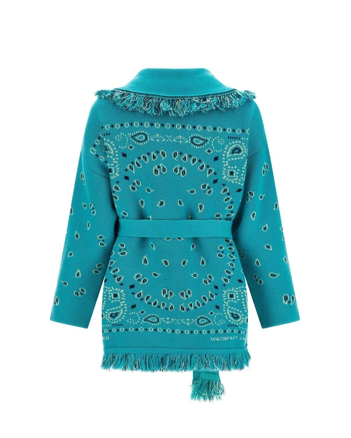 Alanui Cardigan in blue, Cashmere — view 2