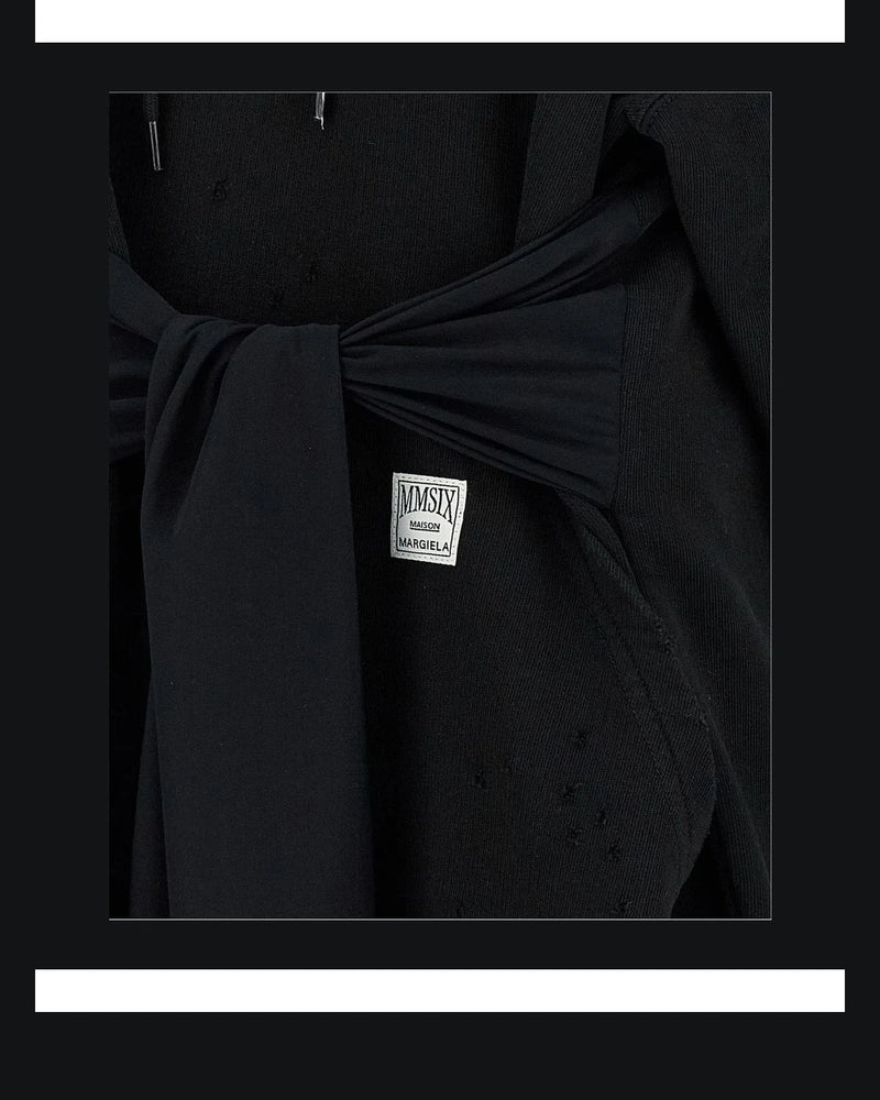 MM6 Maison Margiela Dresse in black, Cotton — view 5