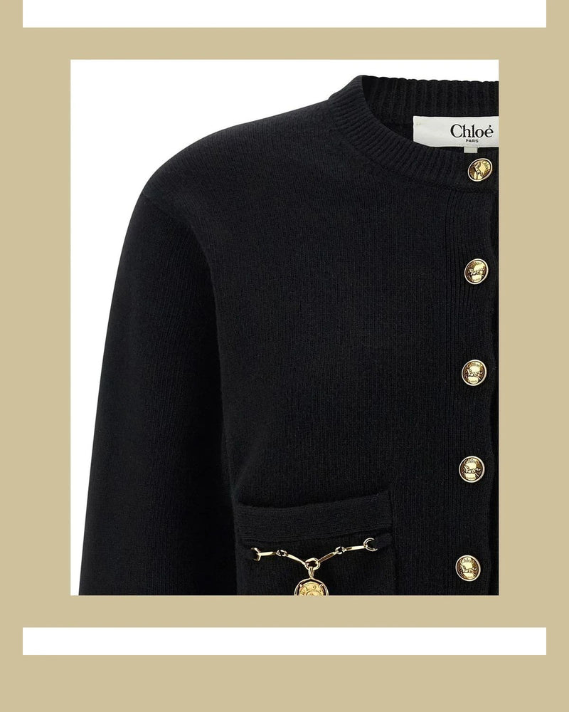 Chloé Cardigan in black — view 3