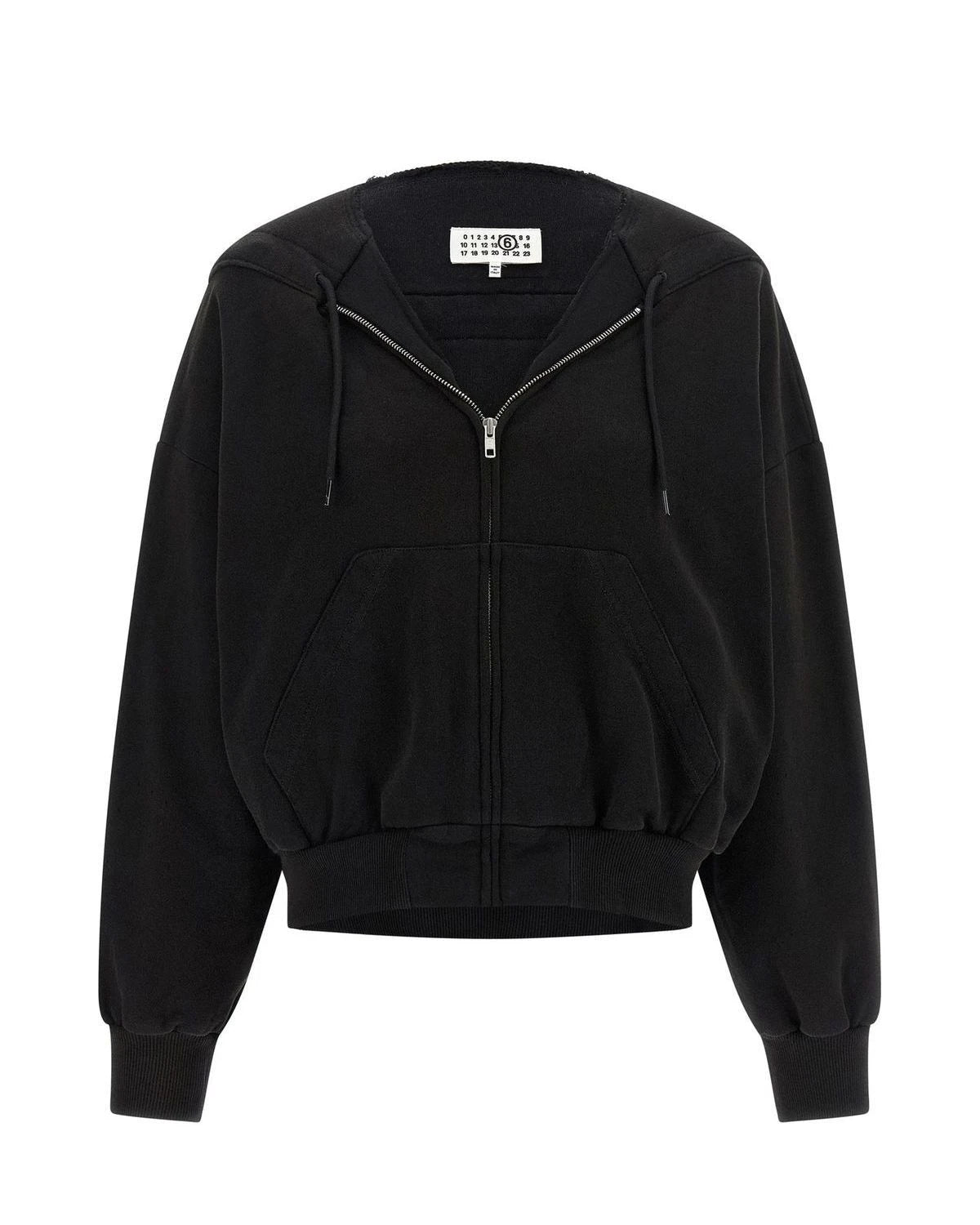 MM6 Maison Margiela Hoodie in black, Cotton
