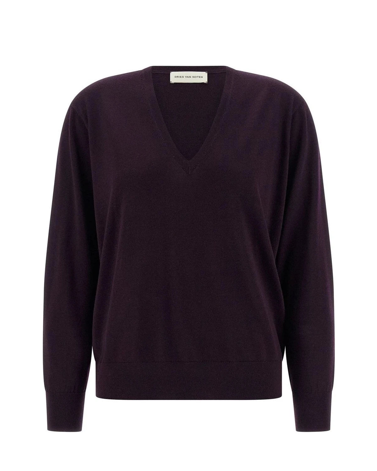 Dries Van Noten Sweater in purple, Merino Wool