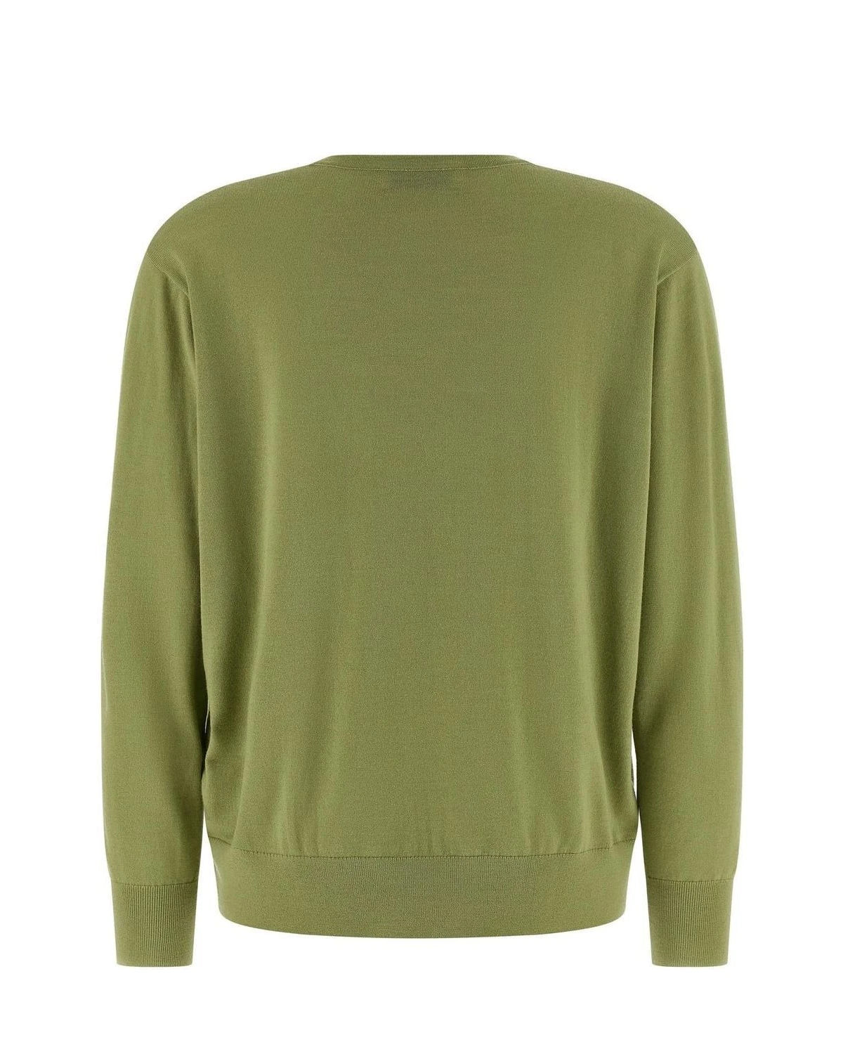 Dries Van Noten Sweater in green, Merino Wool — view 2