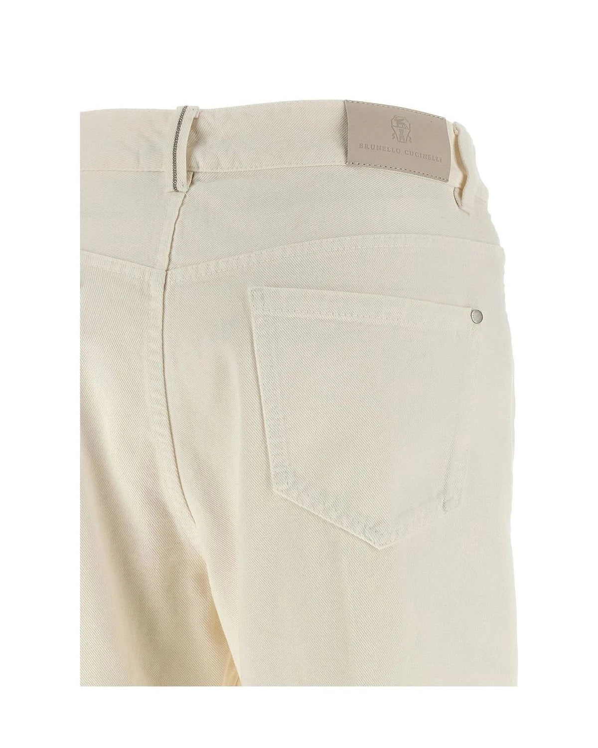 Brunello Cucinelli Jean in white — view 4