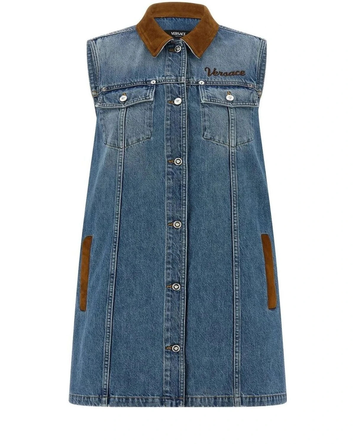 Versace Dresse in blue, Cotton