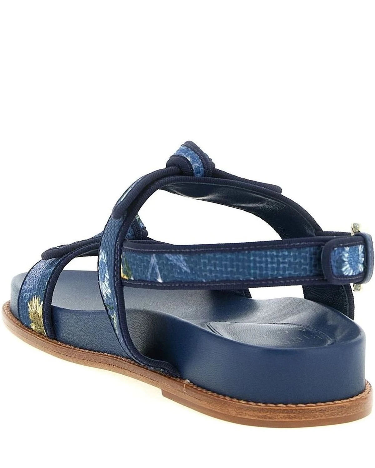 Alexandre Birman Sandals in blue, Cow Leather — view 3