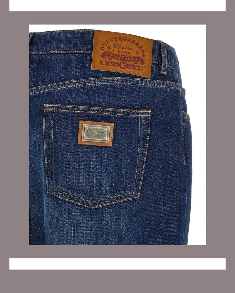 Dolce & Gabbana Jean in blue, Cotton — view 4