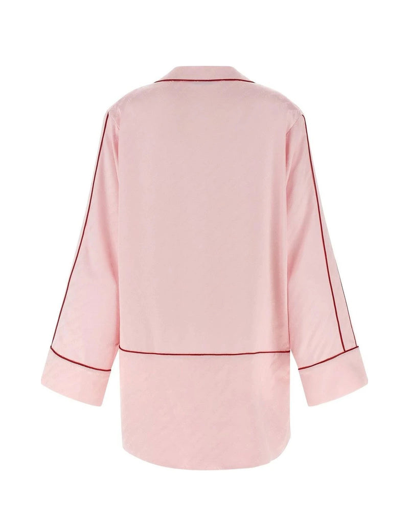 Off-White Dress Shirt in pink, Viscose — view 2