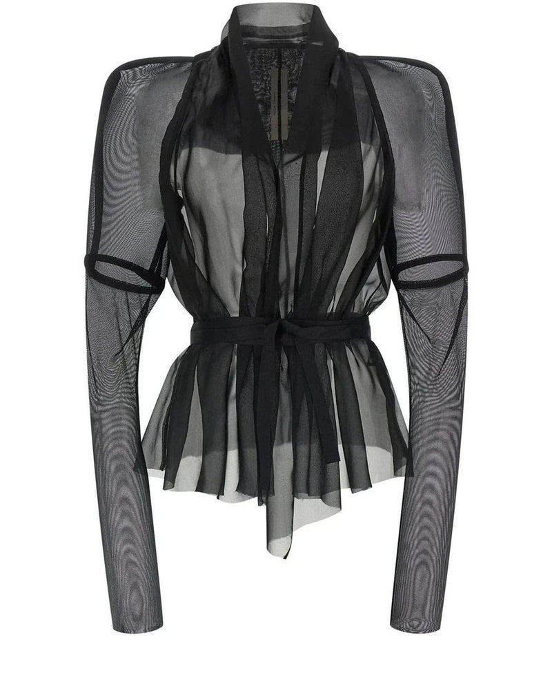 Rick Owens Bolero Jacket in black, Silk