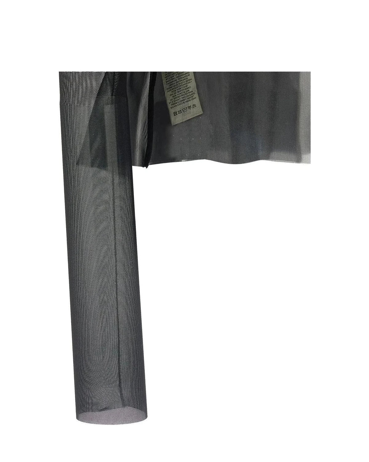 Rick Owens Bolero Jacket in black, Silk — view 4