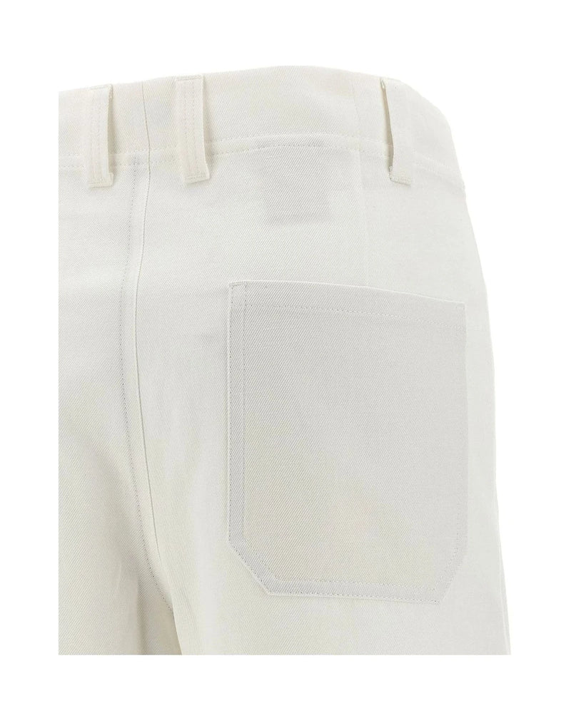 Brunello Cucinelli Chino in white, Cotton — view 4