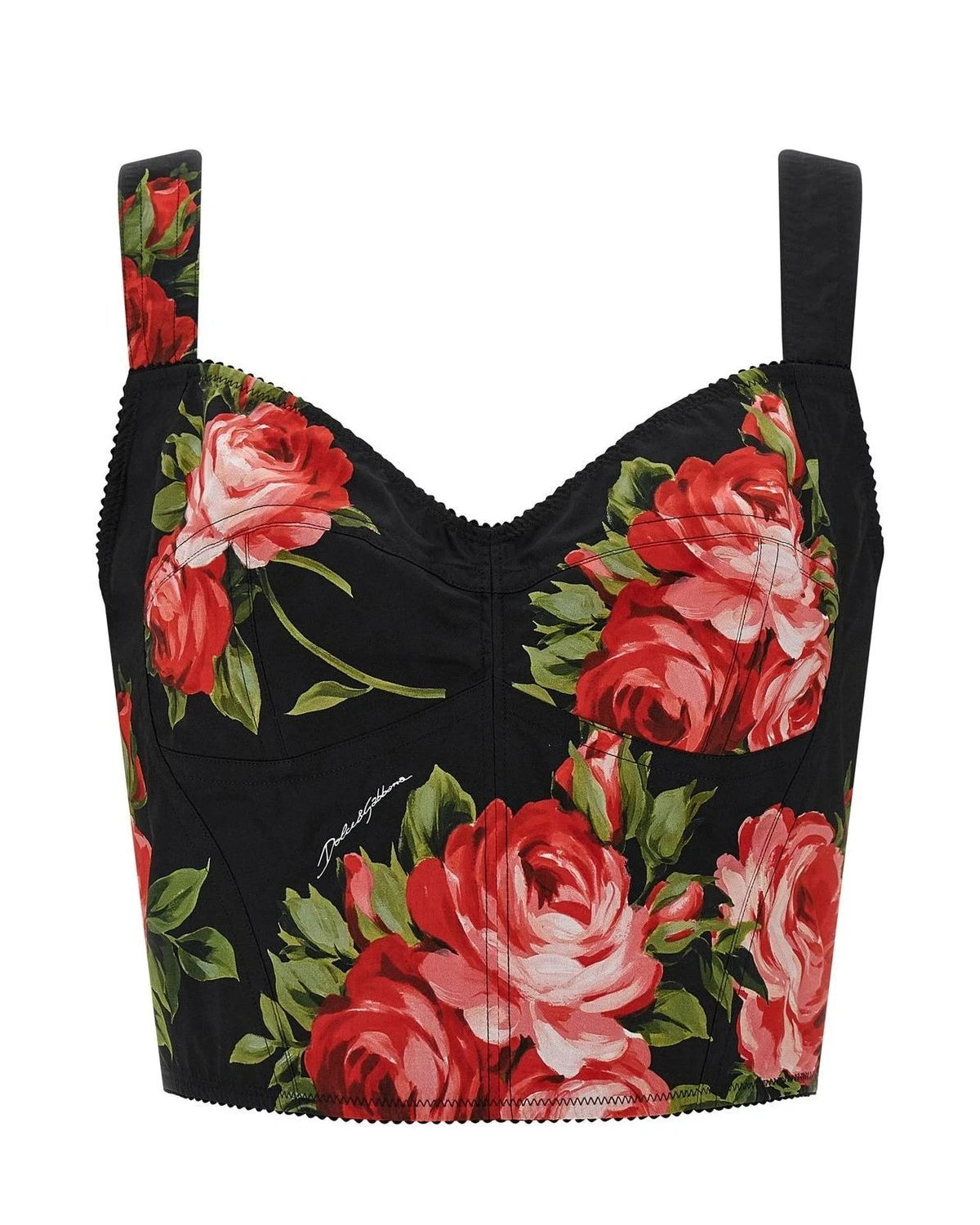 Dolce & Gabbana Corset Top in black, Cotton