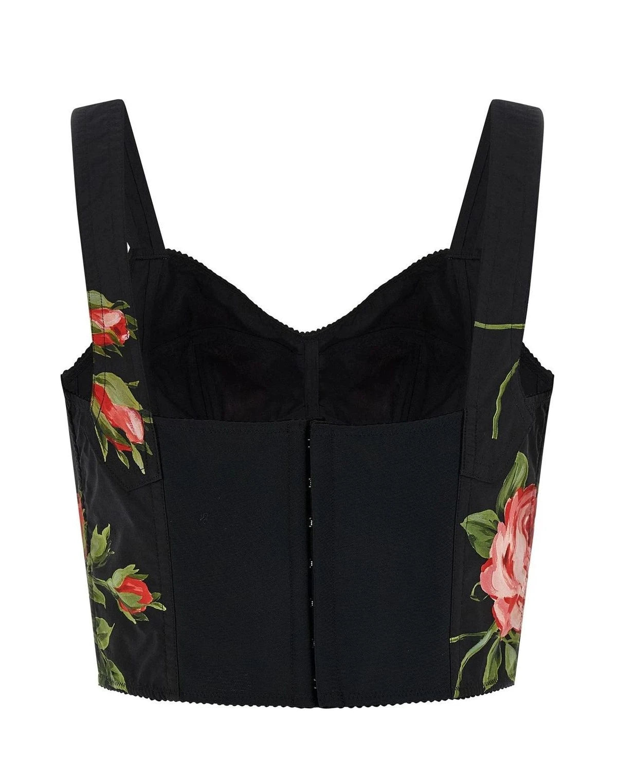 Dolce & Gabbana Corset Top in black, Cotton — view 2