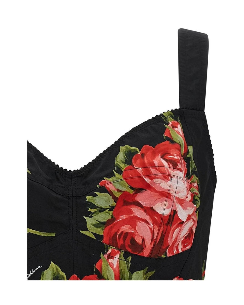 Dolce & Gabbana Corset Top in black, Cotton — view 3