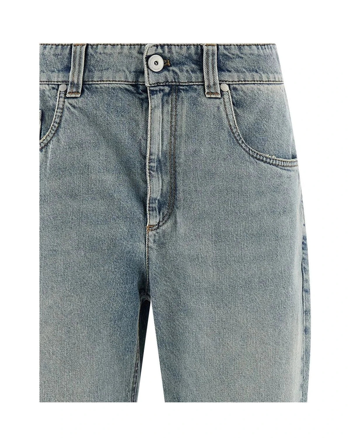 Brunello Cucinelli Jean in blue, Cotton — view 3