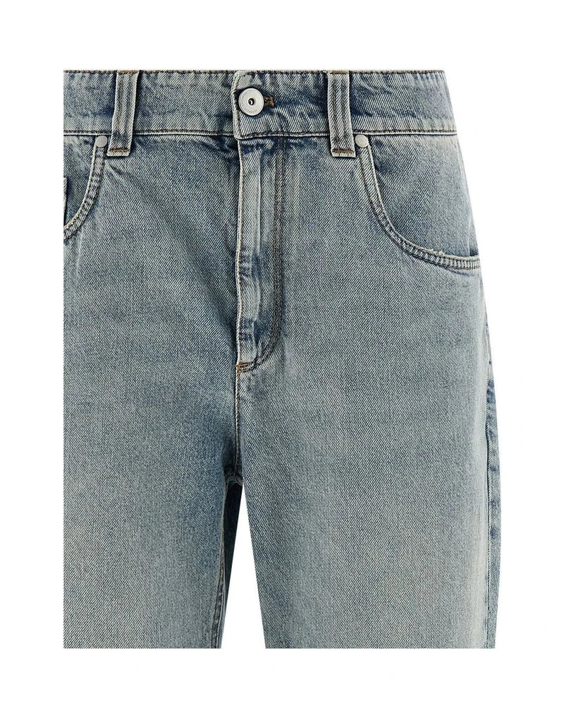Brunello Cucinelli Jean in blue, Cotton — view 3