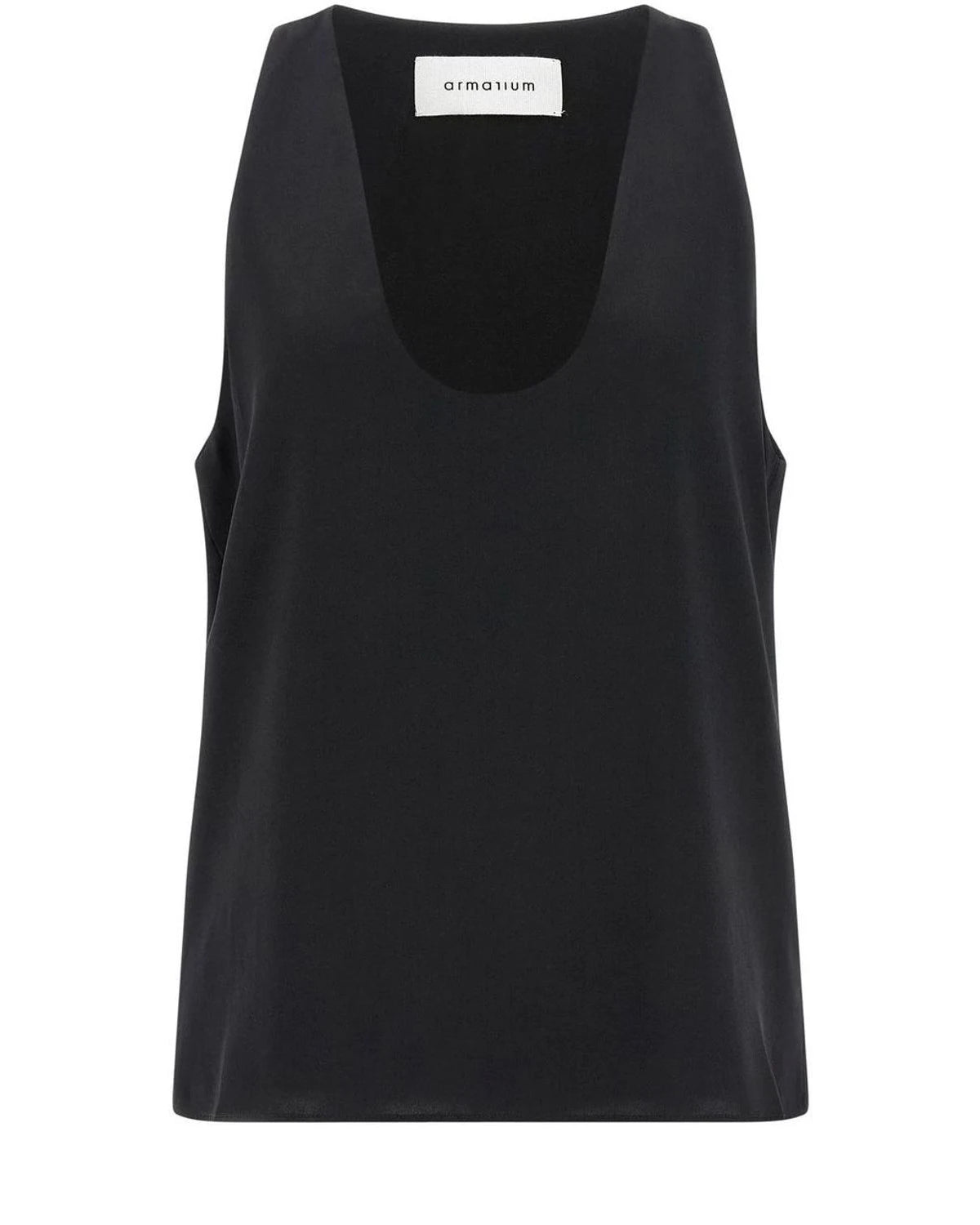 Armarium Tank Top in black, Silk