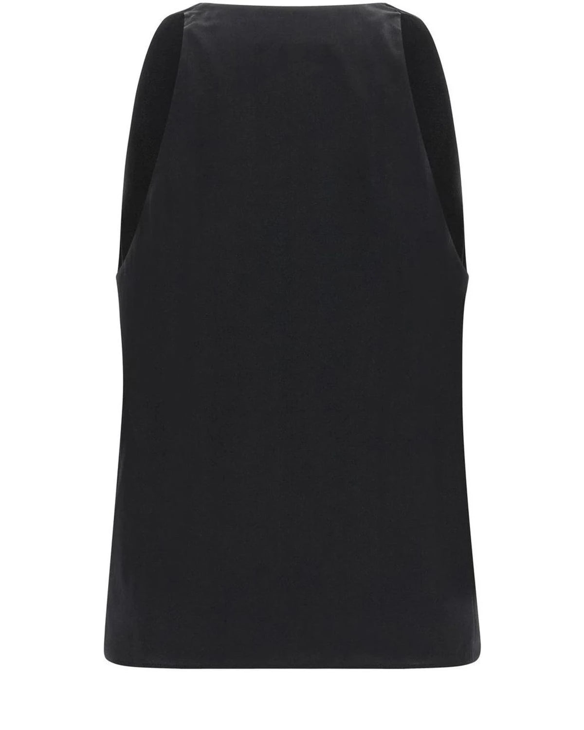 Armarium Tank Top in black, Silk — view 2