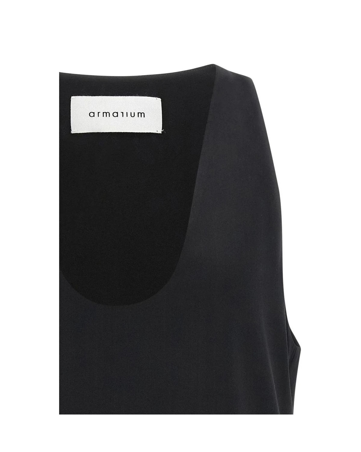 Armarium Tank Top in black, Silk — view 3