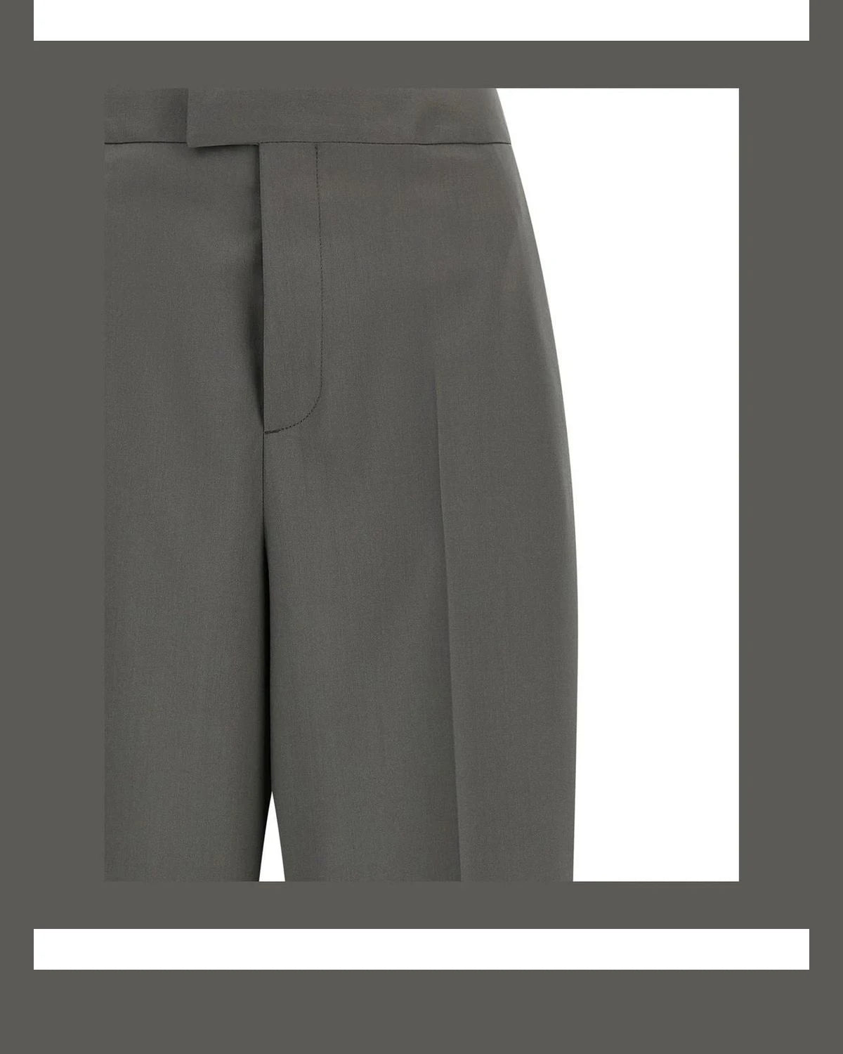 Armarium Trouser in gray, Virgin Wool — view 3